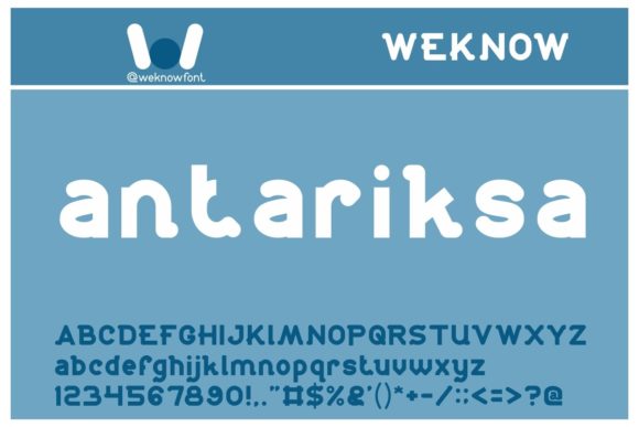 Antariksa: A Tech-Inspired Display Font for Modern Branding