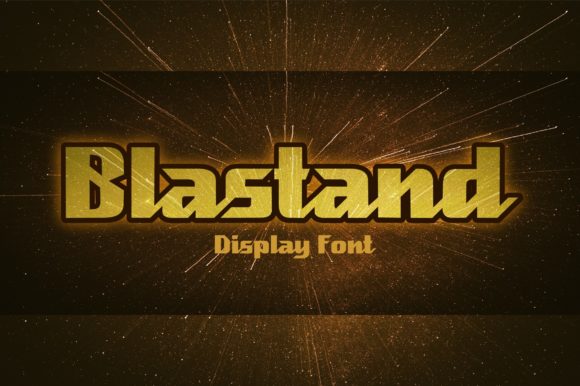 Blastand: A Bold Handwritten Font for Modern Branding