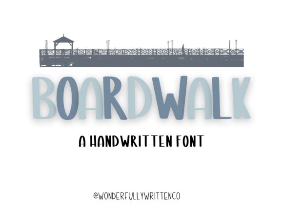 Boardwalk: A Decorative Font for Bold Branding