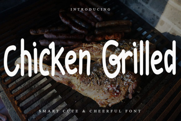 Chicken Grilled: A Playful Display Font for Creative Projects