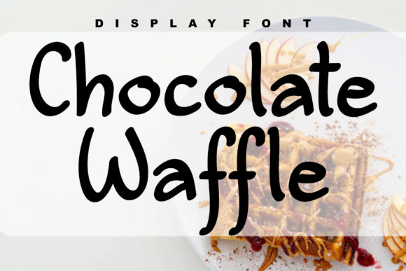 Chocolate Waffle: A Handwritten Font for Creative Typography