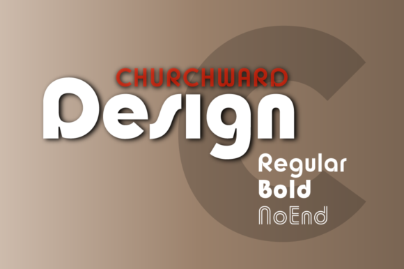 Churchward Design: A Bold Display Font for Modern Web Projects