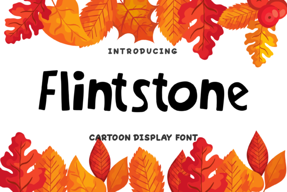Flintstone Font for Playful and Engaging Editorial Design