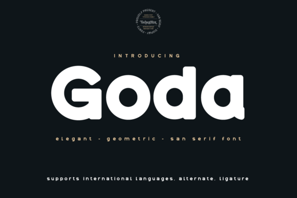 Goda Font for Bold and Professional Branding