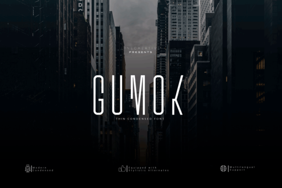 Gumok Font for Trendy Craft and Design Projects