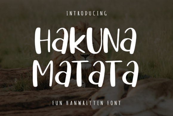 Hakuna Matata Font for Modern Web Design