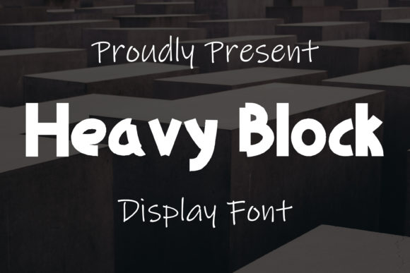 Heavy Block: A Bold Display Font for Eye-Catching Designs