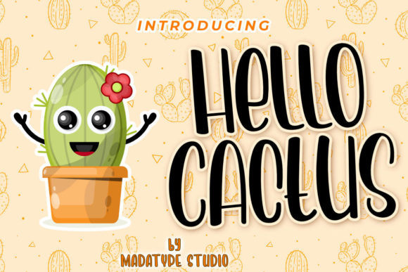 Hello Cactus: A Fun Display Font for Web Design
