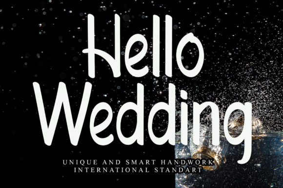 Hello Wedding: A Display Font for Elegant Branding