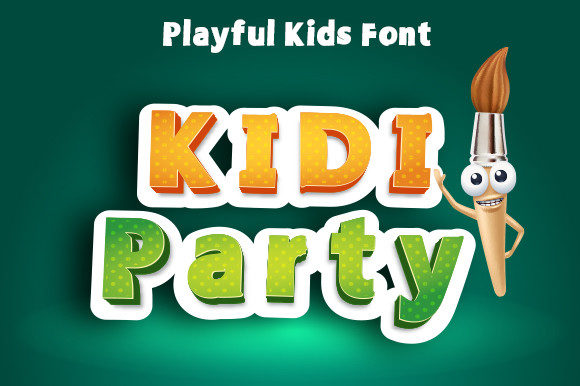 Kidi Party Font for Playful Branding and Creative Projects