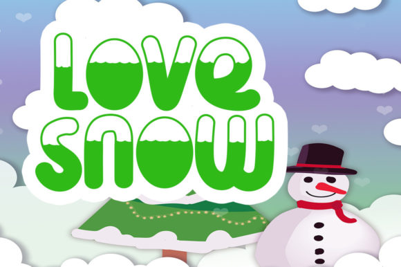 Love Snow Font for Vibrant Web Designs