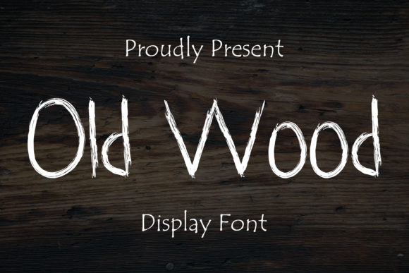 Old Wood: A Brushed Display Font for Modern Web Design