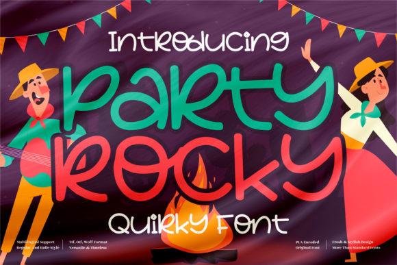 Party Rocky: The Display Font That Elevates Campaign Creativity