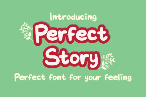 Perfect Story: A Playful Display Font for Engaging Campaigns