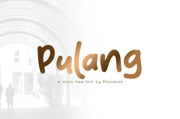 Pulang Font for Handmade Projects and More
