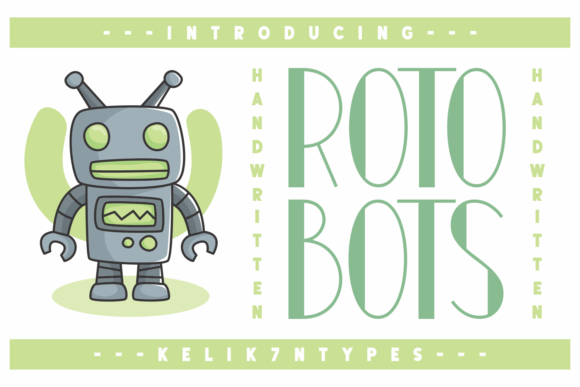 Rotobots: A Cool Display Font for Web Design