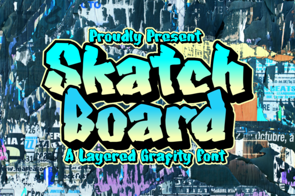 Skatchboard: A Graffiti-Inspired Display Font for Bold Branding