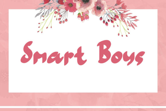 Smart Boys Font for Handmade and Commercial Projects