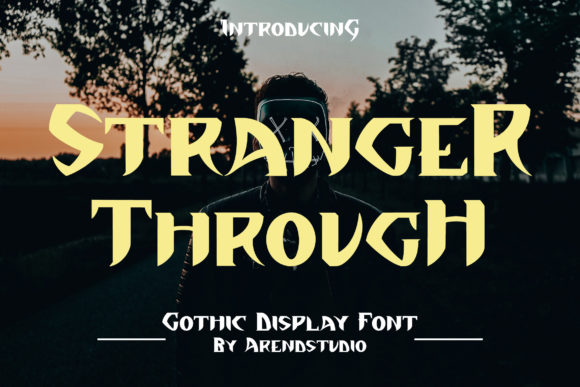 Stranger Through Font for Professional Branding and Design