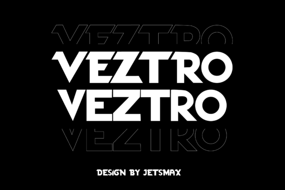 Veztro: A Modern Display Font for Upbeat Editorial Design